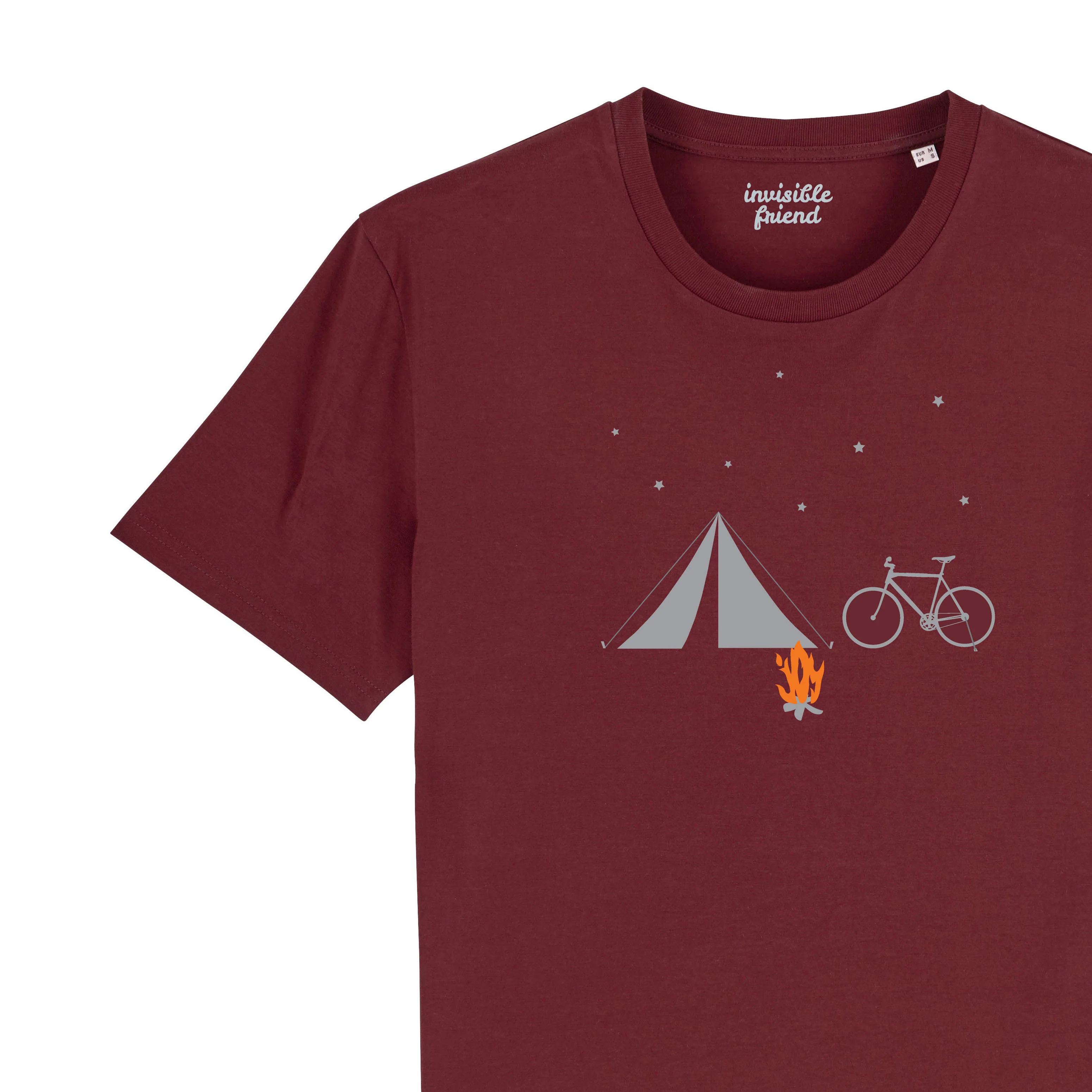 Bike and Tent T Shirt - Image 3