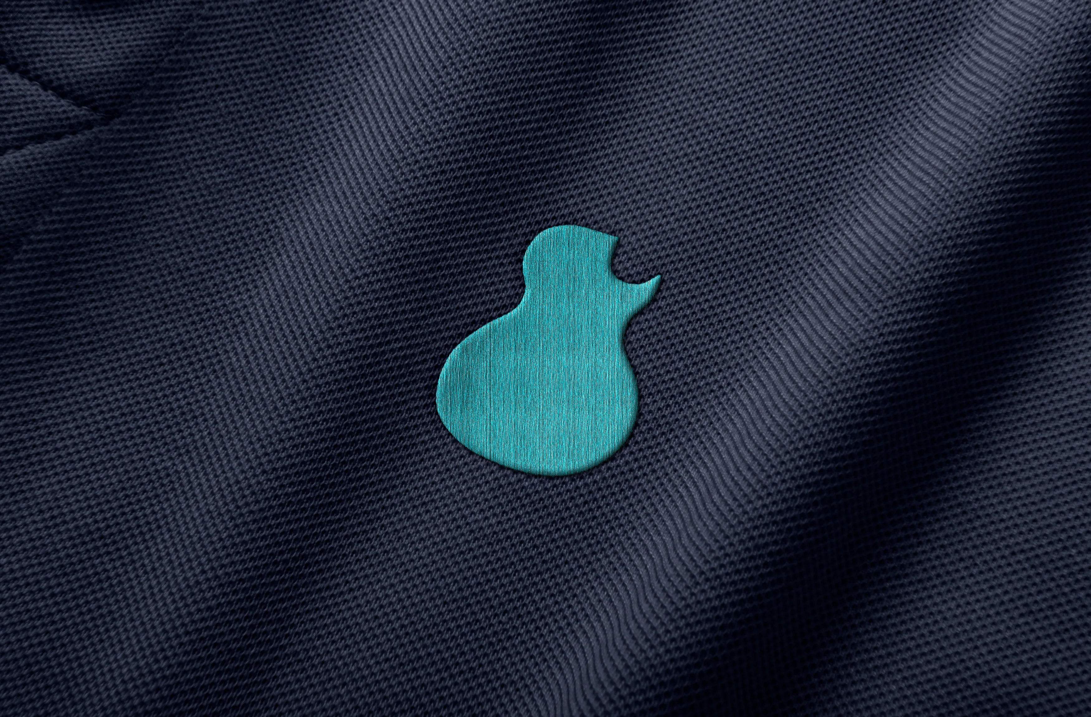 Les Paul Guitar Embroidered Polo Shirt - Image 3